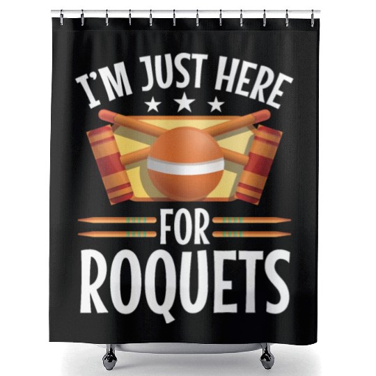 Croquet Mallet Croquet Club Croquet Player Croquet Shower Curtains