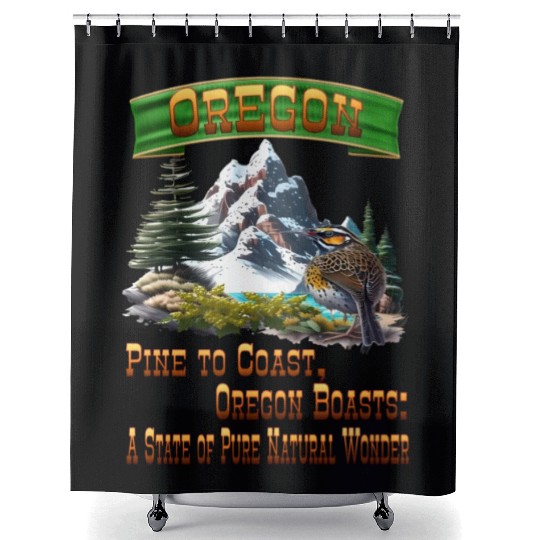 Oregon Boasts Shower Curtains
