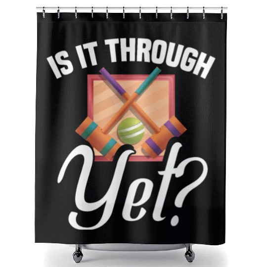 Croquet Mallet Croquet Club Croquet Player Croquet Shower Curtains