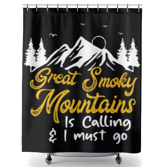 Great Smoky Mountains Is Calling Shower Curtains