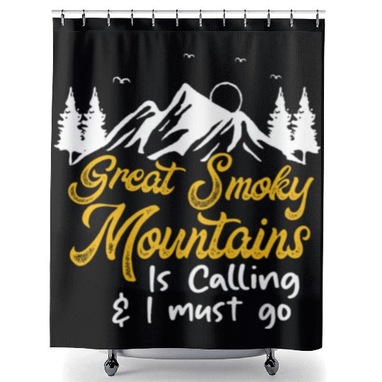 Great Smoky Mountains Is Calling Shower Curtains