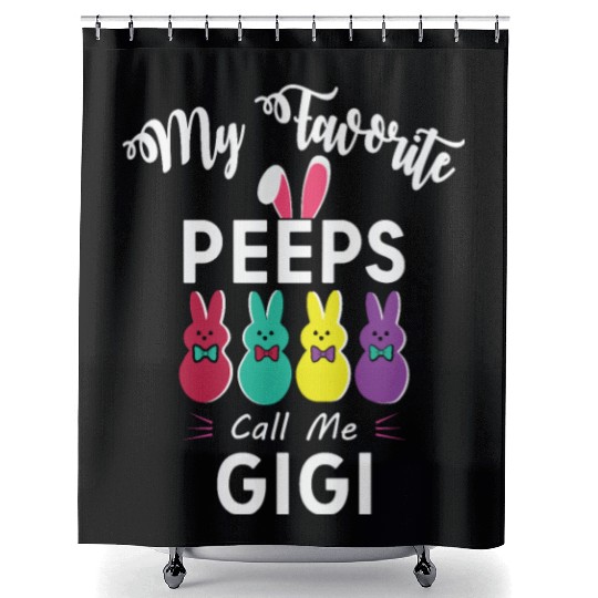 My favorite peeps call me GIGI Shower Curtains