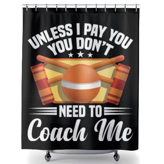 Croquet Mallet Croquet Club Croquet Player Croquet Shower Curtains