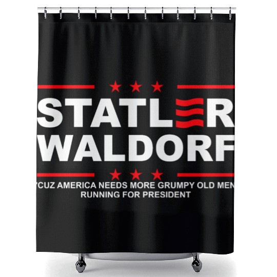 Statler and Waldorf Shower Curtains