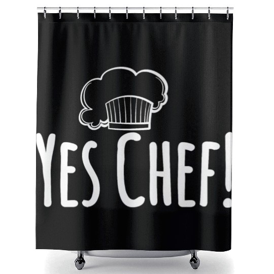 Official Hell s Kitchen Yes Chef Shower Curtains
