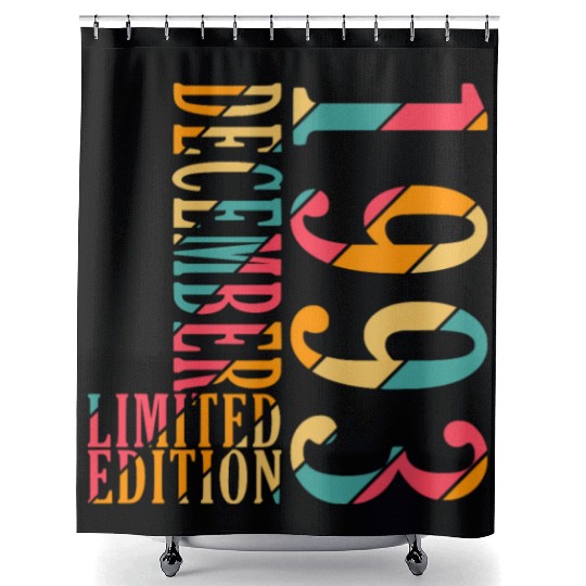 December 1993 Anniversary December 1993 December Shower Curtains