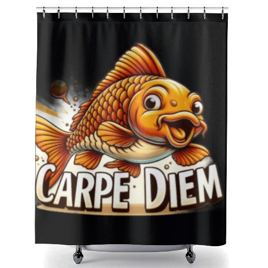 Carpe Diem Shower Curtains
