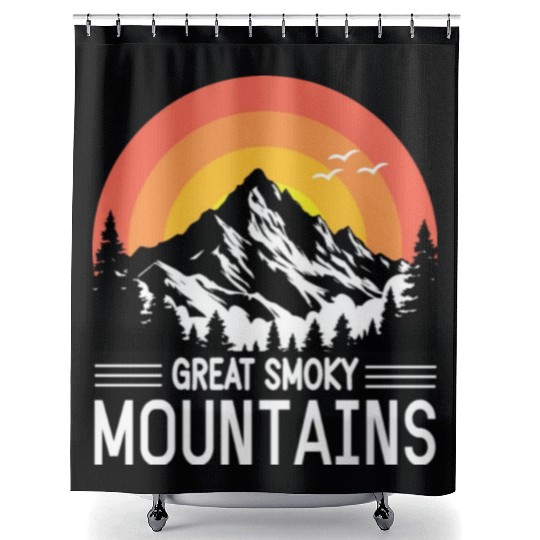 Great Smoky mountain Shower Curtains