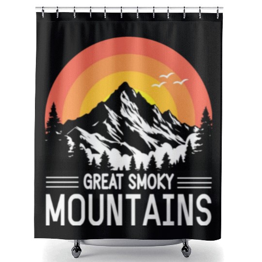 Great Smoky mountain Shower Curtains