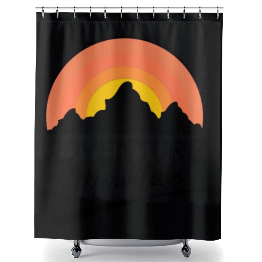 Adventure Mountain Hiking Shower Curtains