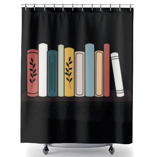 I love my book club Shower Curtains