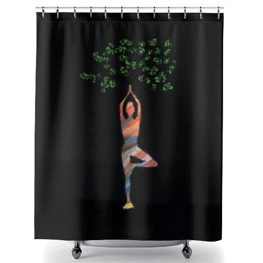 Thriving Tree Shower Curtains
