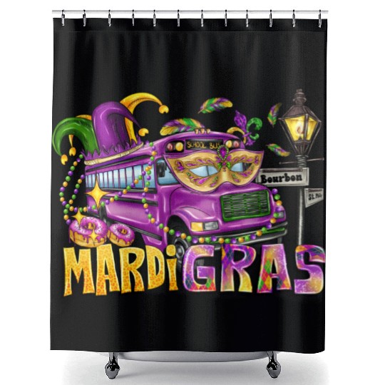 Mardi Gras Shower Curtains