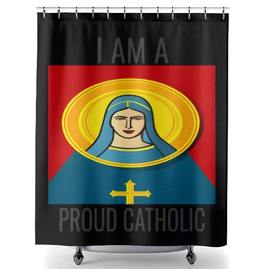 A Proud Catholic Shower Curtains.