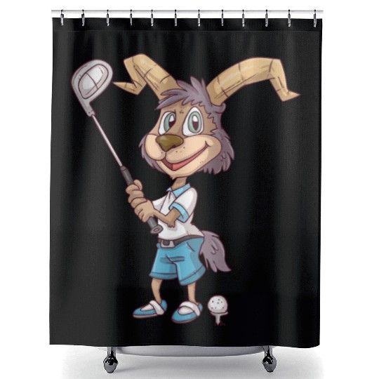 Golf Capricorn Shower Curtains