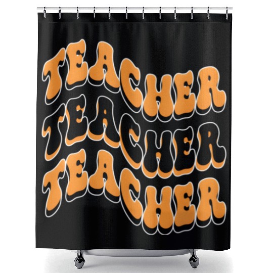 Teacher Best Teacher Ever Teacher Back To School Shower Curtains