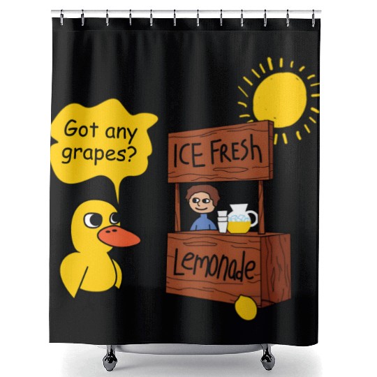 Duck song Got Any Grapes lemonade day hot Shower Curtains