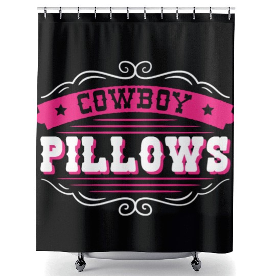 Cowboy Pillows Southern Girl Texas Lady Funny Shower Curtains