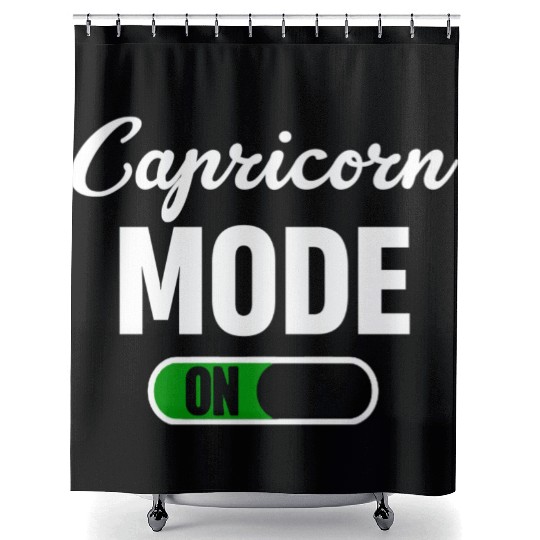Capricorn Mode On Funny Horoscopes Astrophysics Shower Curtains