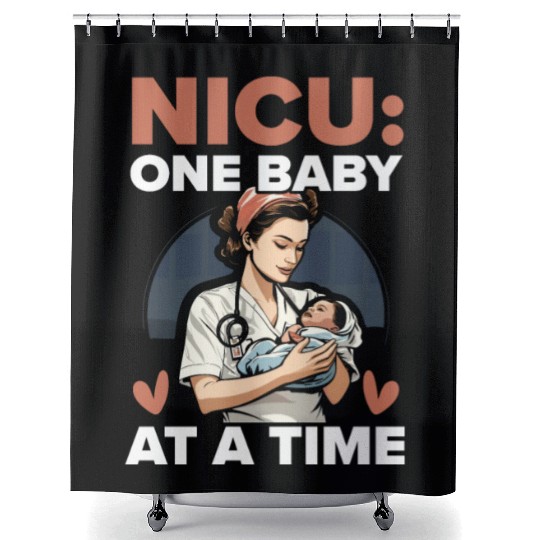 Registered Nurse Medical Medicine Neonatal Nurse Shower Curtains