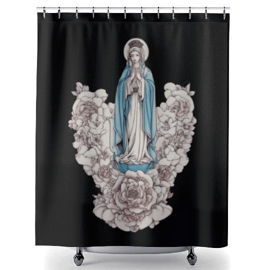Mother of Jesus Shower Curtains