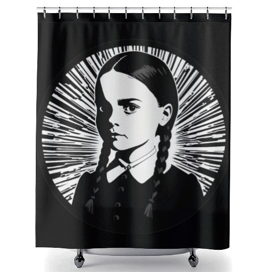 Wednesday Addams Shower Curtains