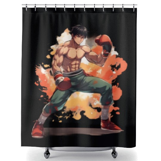 Kung Fu Fighting Shower Curtains
