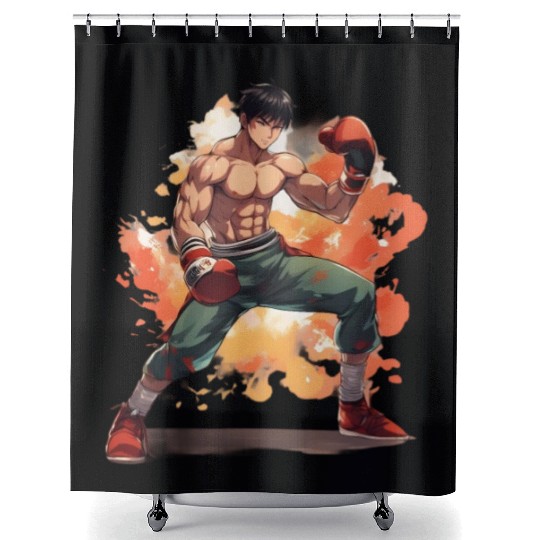 Kung Fu Fighting Shower Curtains