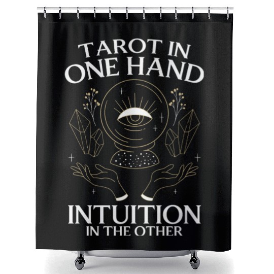 Crystal Ball Fate Astronomer Stars Shower Curtains