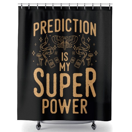 Crystal Ball Fate Astronomer Signs Shower Curtains