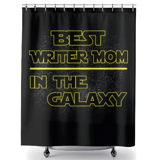 Best Writer Mom In The Galaxy Mother's Day Gift Shower Curtains