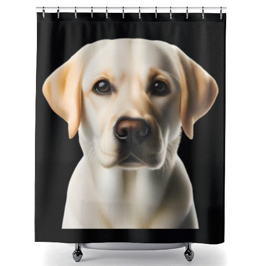 Sweet labrador Shower Curtains