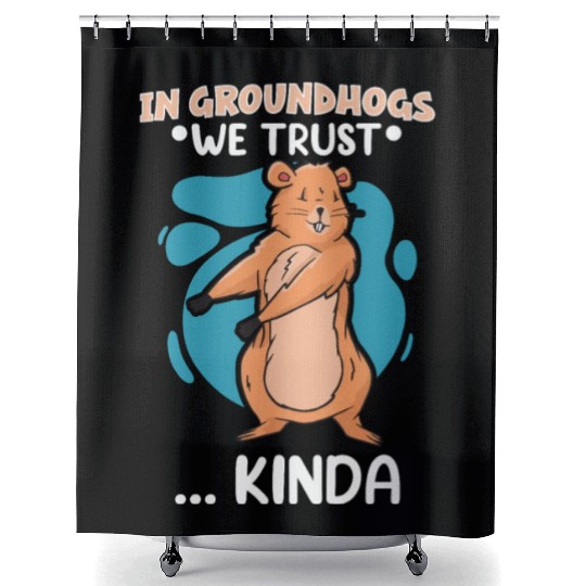 Groundhog Day 2024 Enthusiast February 2nd Shower Curtains