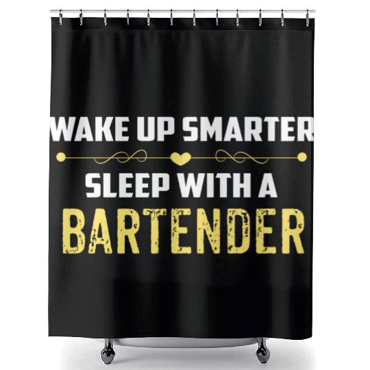 Wake Up Smarter Sleep With A BARTENDER Shower Curtains