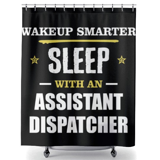 Wakeup Smarter Sleep WIth Assistant Dispatcher Shower Curtains