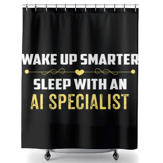 Wake Up Smarter Sleep With An AI SPECIALIST Shower Curtains