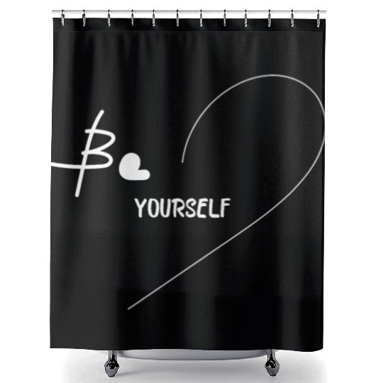 Be YourSelf Shower Curtains