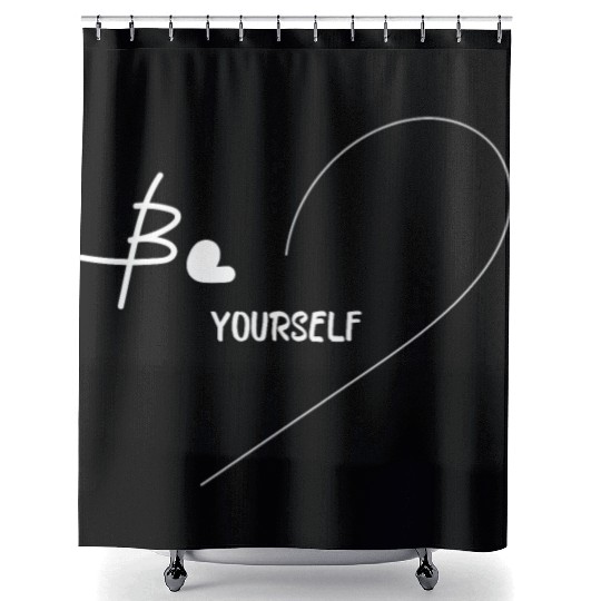 Be YourSelf Shower Curtains