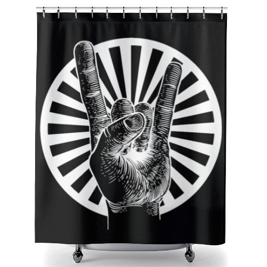 Rock And Roll Shower Curtains