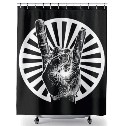 Rock And Roll Shower Curtains