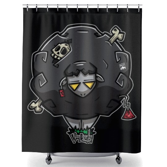Black Sheep Shower Curtains