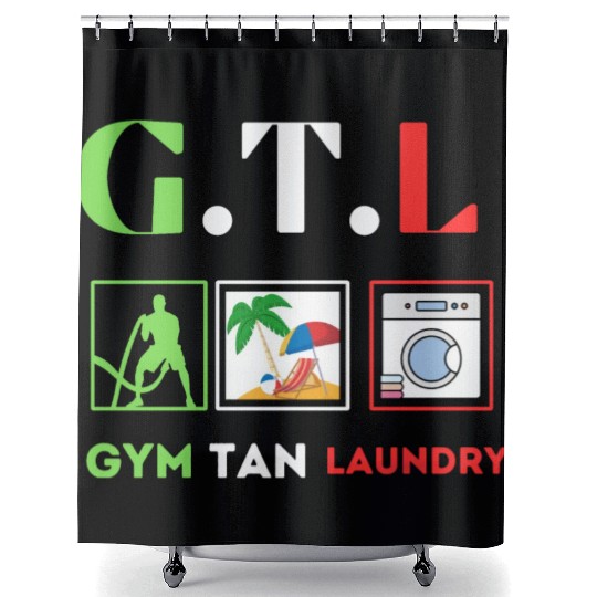 Gym Tan Laundry GTL New Jersey Garden NJ Shore It Shower Curtains