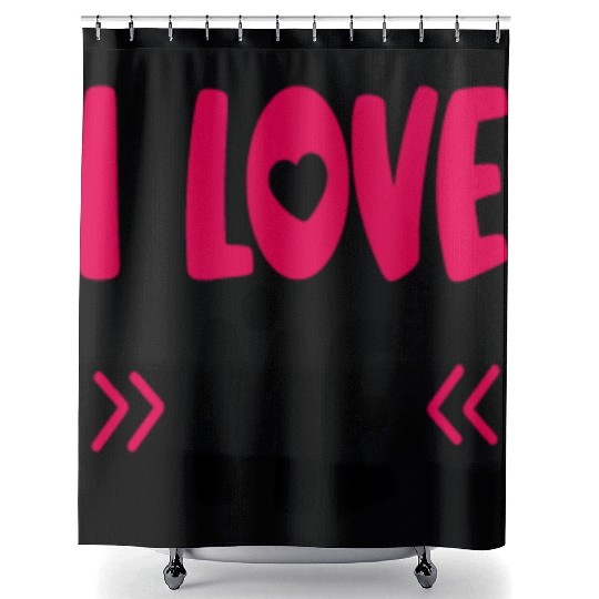 I Love Me Shower Curtains