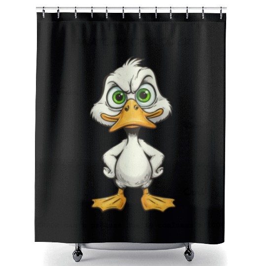 Duck Anatomy Shower Curtains