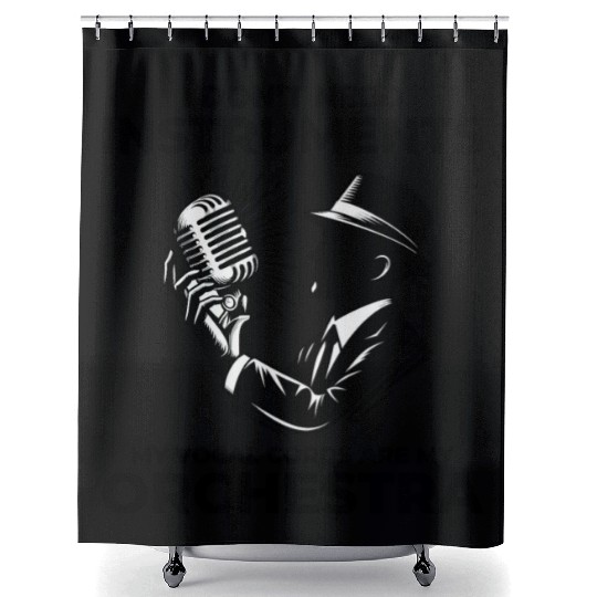 Beatboxing Culture Orchestra Musical Humor Beatbox Shower Curtains