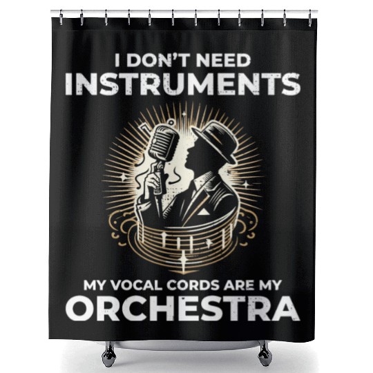 Beatboxing Culture Orchestra Musical Humor Beatbox Shower Curtains