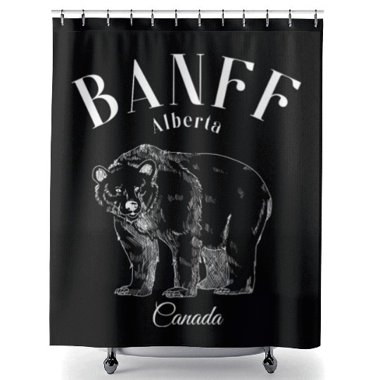 Banff Alberta Alberta's Rockies Souvenir Shower Curtains