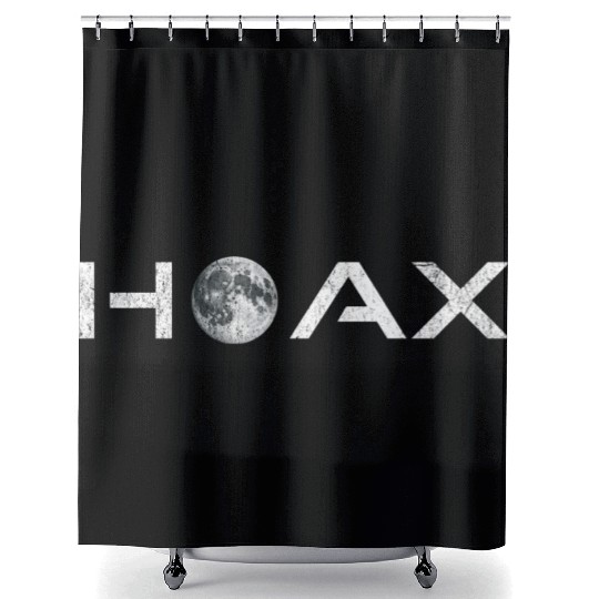 Moon Landing Hoax Conspiracy Shower Curtains