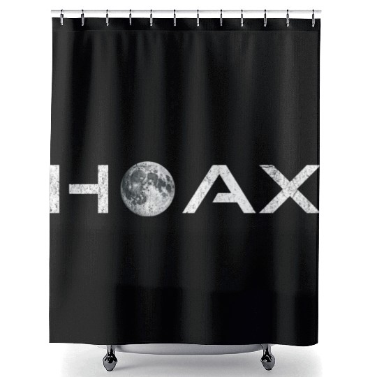 Moon Landing Hoax Conspiracy Shower Curtains