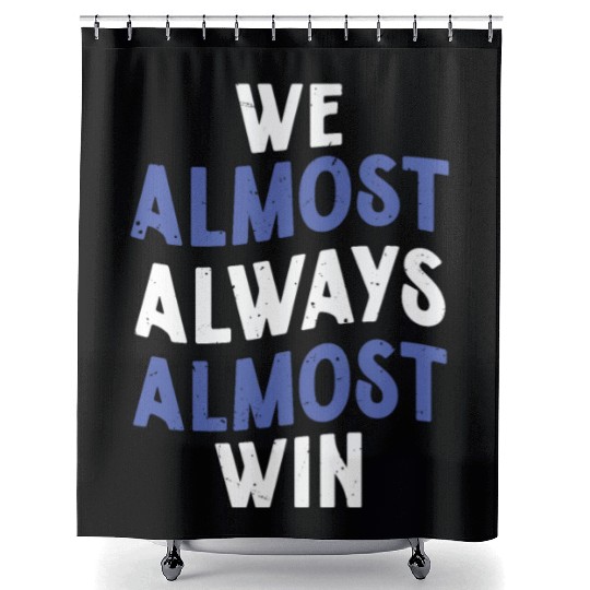 We almost Always Almost Win Sunday Detroit MI Foot Shower Curtains